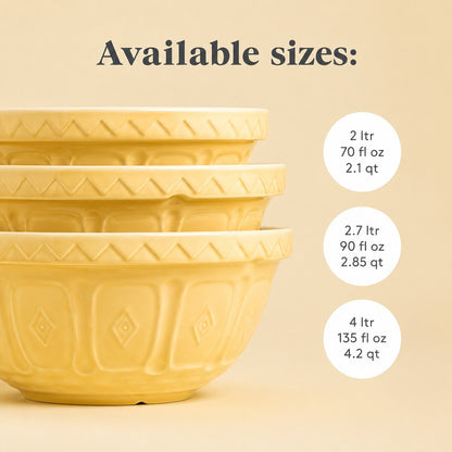 Mason Cash Colour Mixing Bowl Yellow 29cm