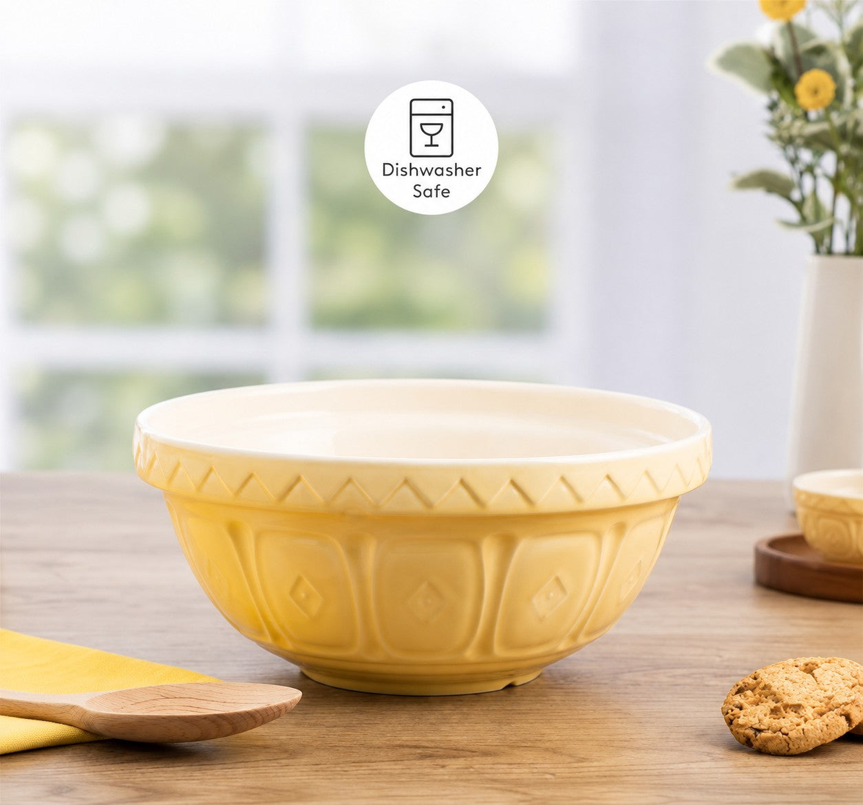 Mason Cash Colour Mixing Bowl Yellow 26cm