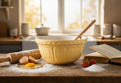 Mason Cash Colour Mixing Bowl Yellow 24cm