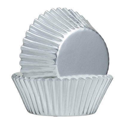 Mason Cash Cupcake Cases Silver Foil 32