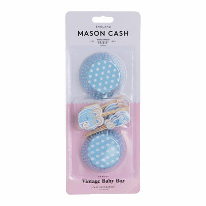 Mason Cash Cupcake Cases & Toppers Baby Boy