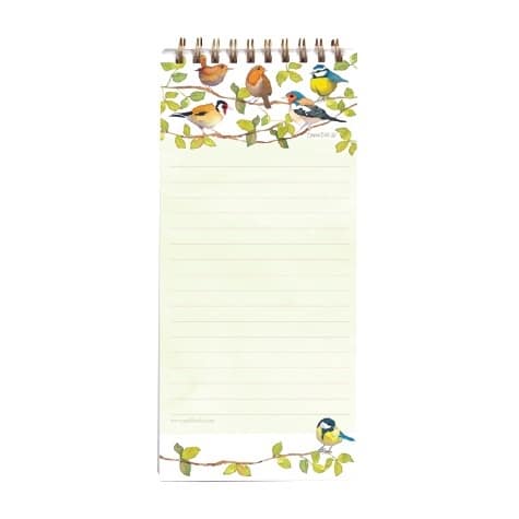 Magnetic Shopping List Pad Birds Emma Ball