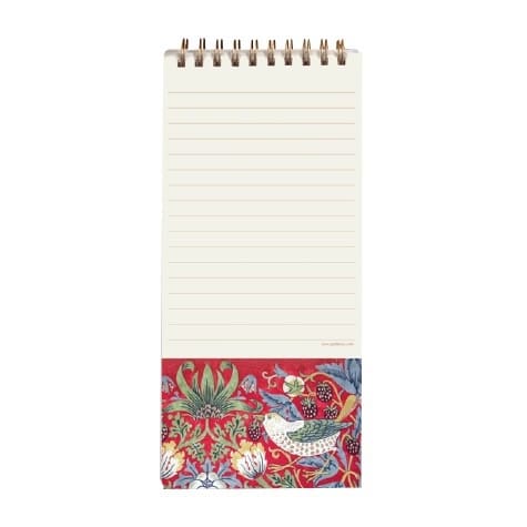 Magnetic Shopping List Pad Strawberry Thief