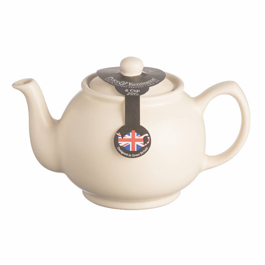 Price & Kensington Teapot 6 Cup Matt Cream
