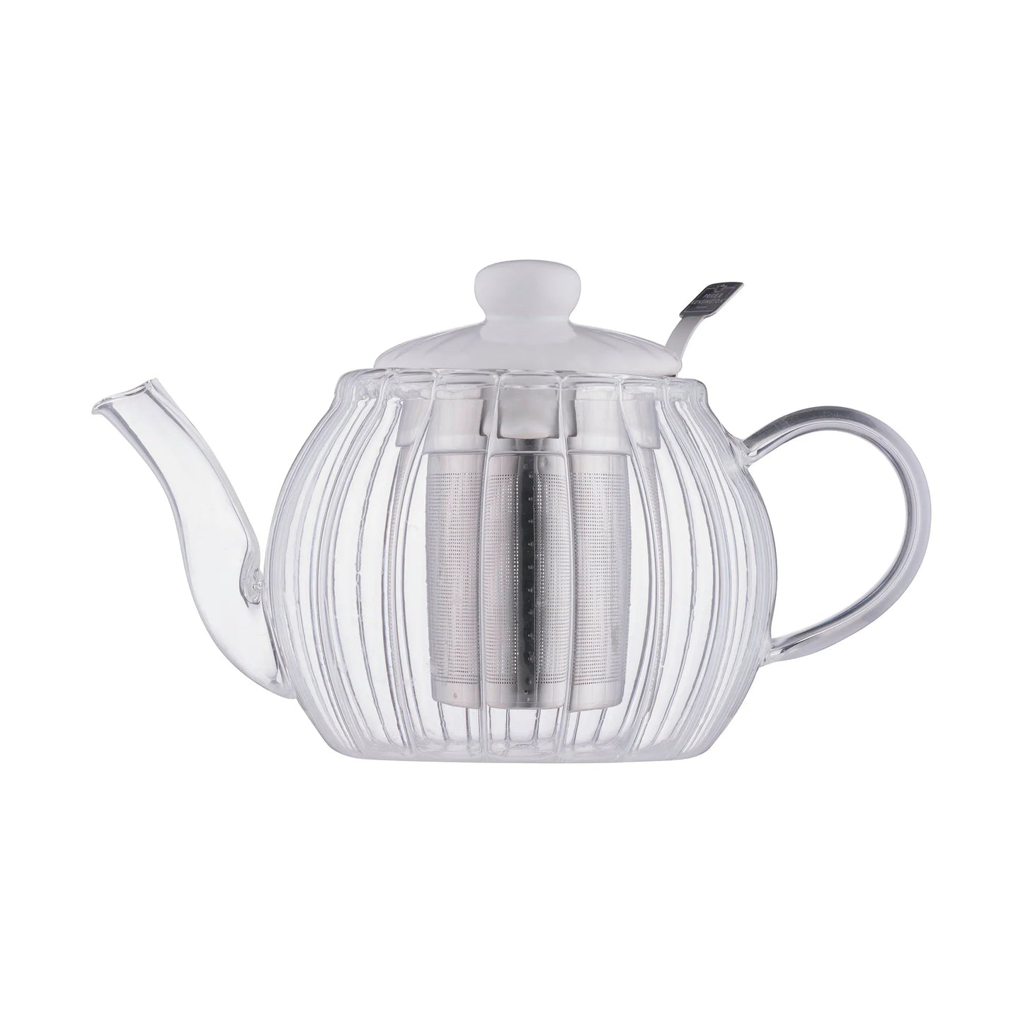 Price & Kensington Luxe Teapot Glass White 500ml