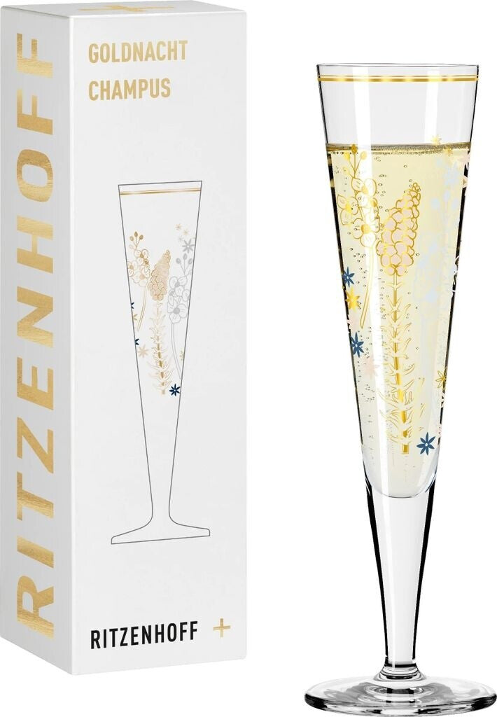 Ritzenhoff Golden Night Champagne Glass C Lorenzo