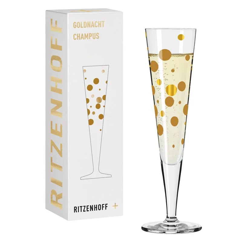 Ritzenhoff Golden Night Champagne Glass A Arnolt