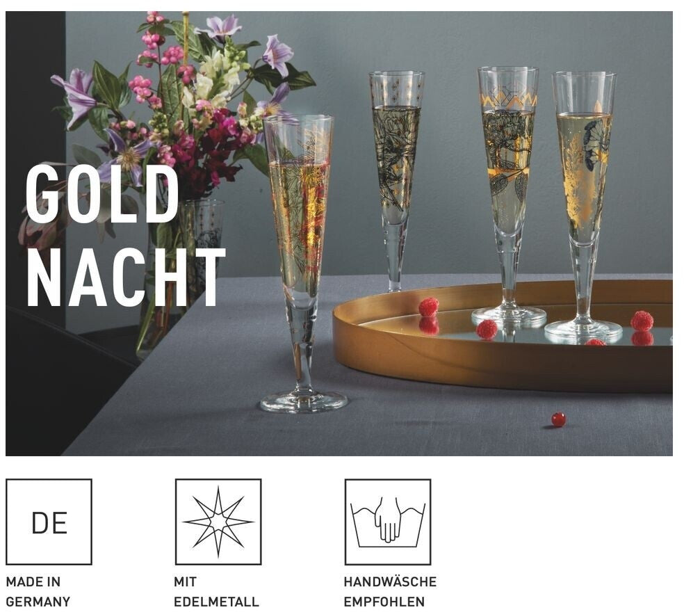 Ritzenhoff Golden Night Champagne Glass A Arnolt