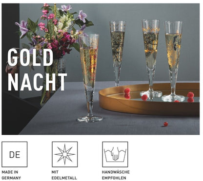 Ritzenhoff Golden Night Champagne Glass A Arnolt