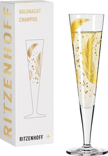 Ritzenhoff Golden Night Champagne Glass A Arnolt