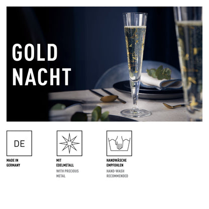 Ritzenhoff Golden Night Champagne Glass C Lorenzo