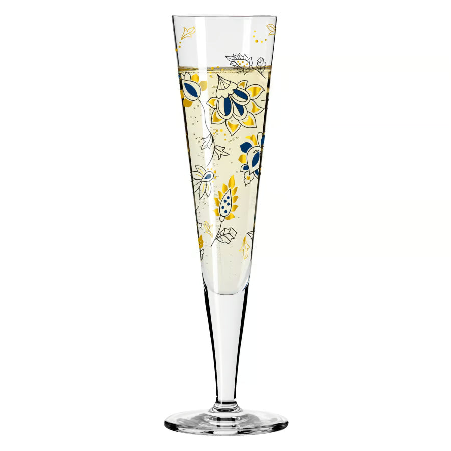 Ritzenhoff Golden Night Champagne Glass C Lorenzo