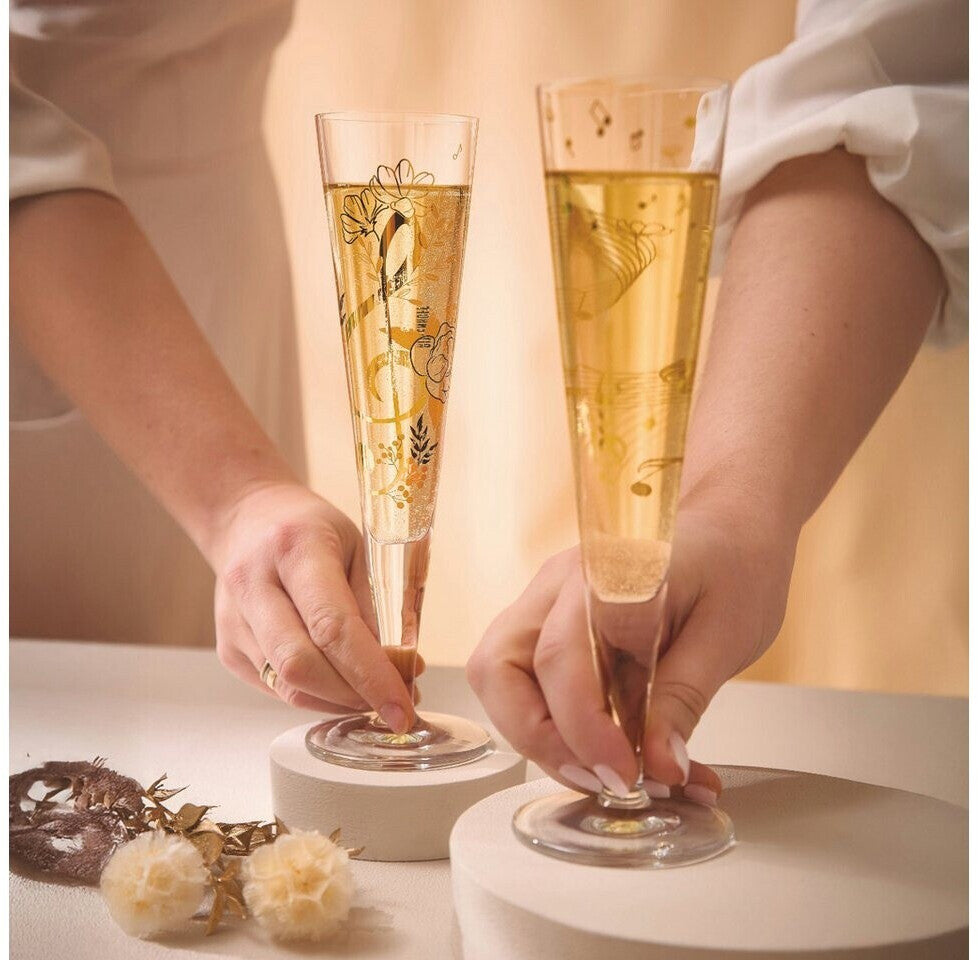 Ritzenhoff Golden Night Champagne Glass T Kuhlmann