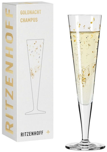 Ritzenhoff Golden Night Champagne Glass T Kuhlmann