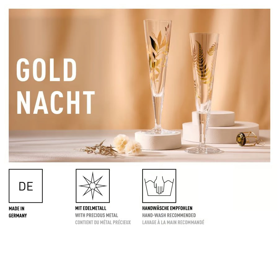 Ritzenhoff GoldenNight ChampagneGlass H Symonovych