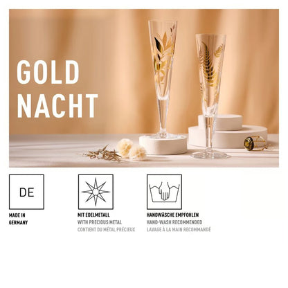 Ritzenhoff GoldenNight ChampagneGlass H Symonovych