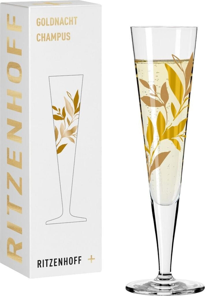 Ritzenhoff GoldenNight ChampagneGlass H Symonovych