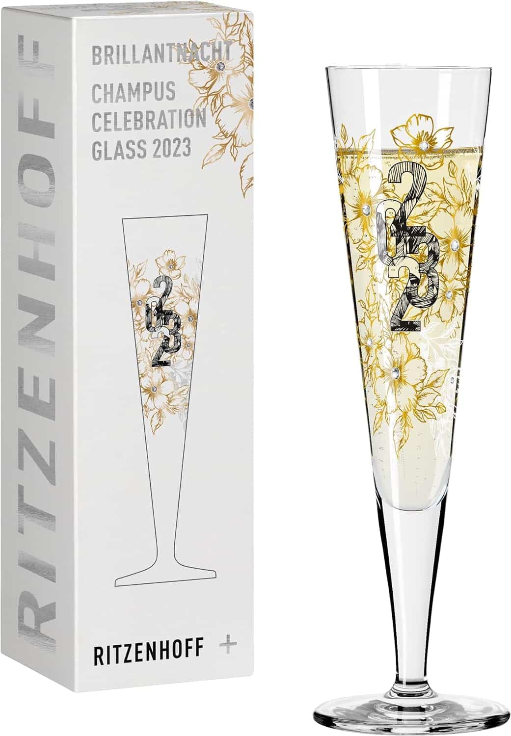 Ritzenhoff Brilliant Night Champagne Glass Romi
