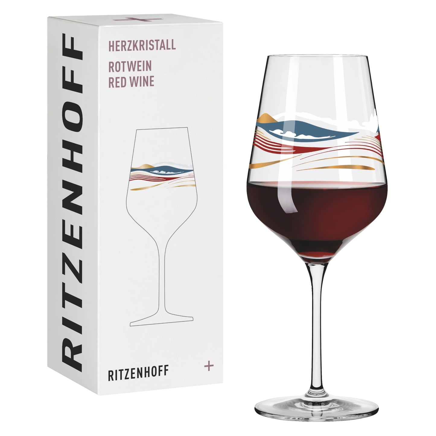 Ritzenhoff Herzkristall Red Wine Aurelie Girod