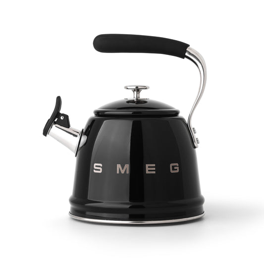 Smeg Whistling Kettle 2.3L Black