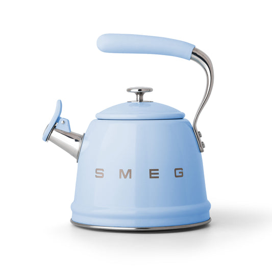 Smeg Whistling Kettle 2.3L Pastel Blue