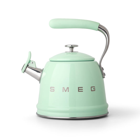 Smeg Whistling Kettle 2.3L Pastel Green