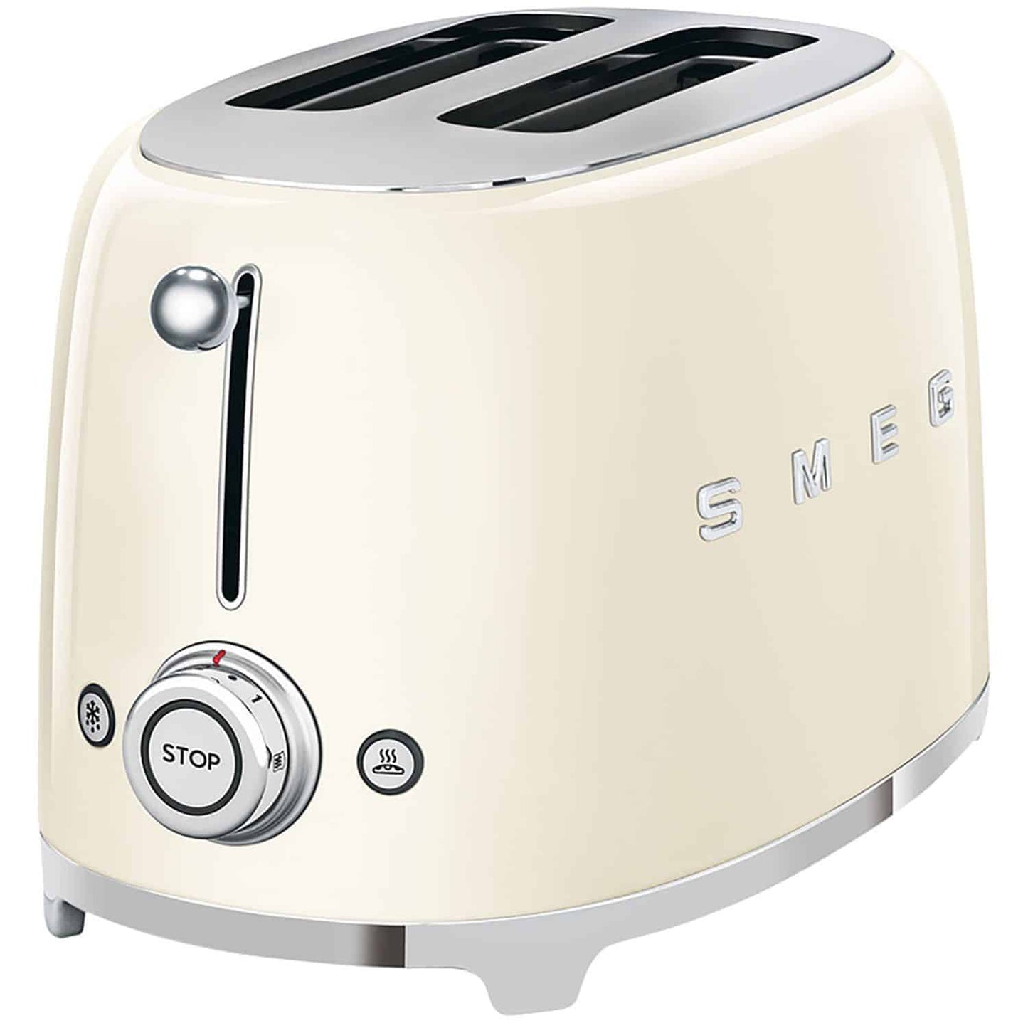 Smeg 50's Style Toaster 2 Slice Glossy Cream