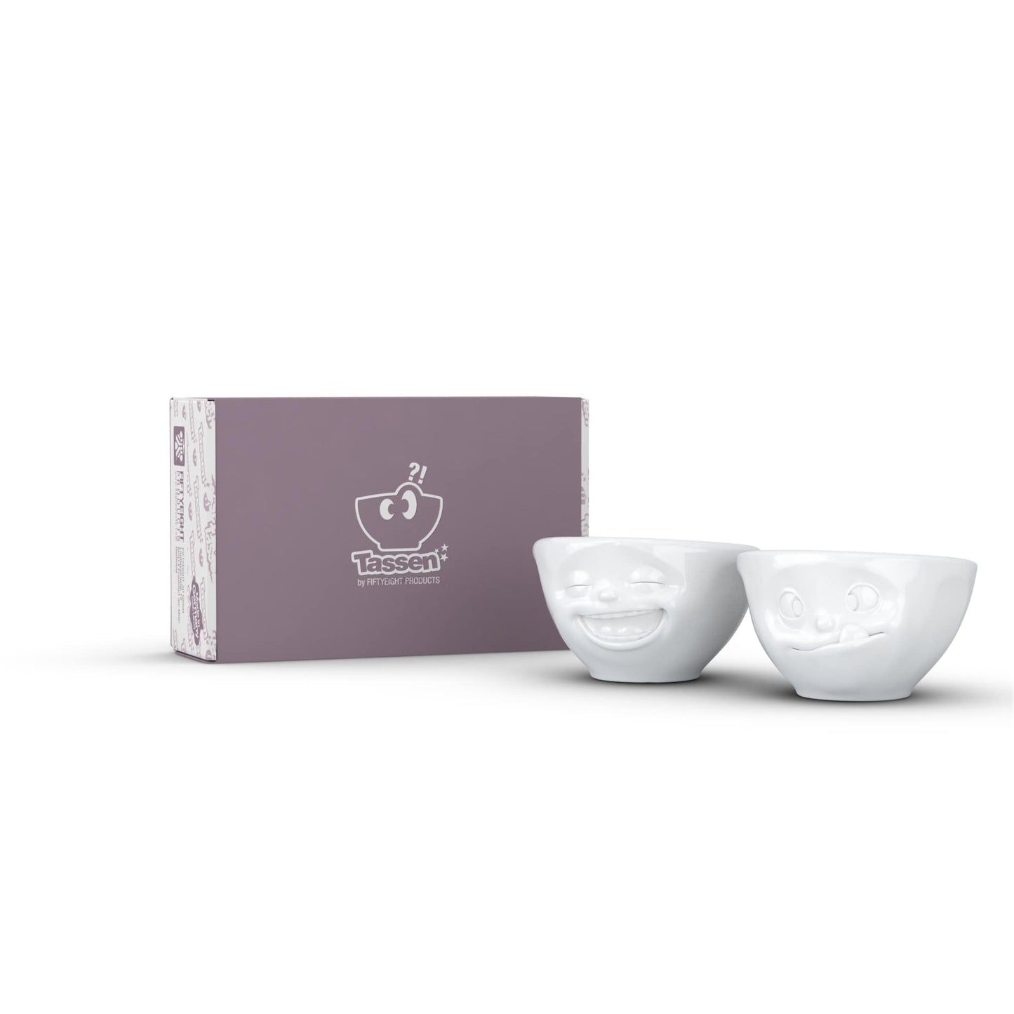 Tassen Bowl Set of 2 Laughing & Tasty 100ml