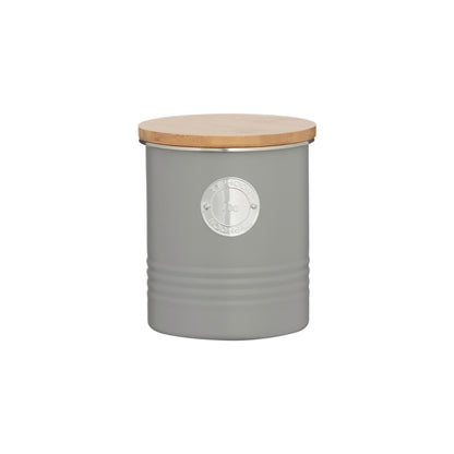 Typhoon Living Grey Tea Canister