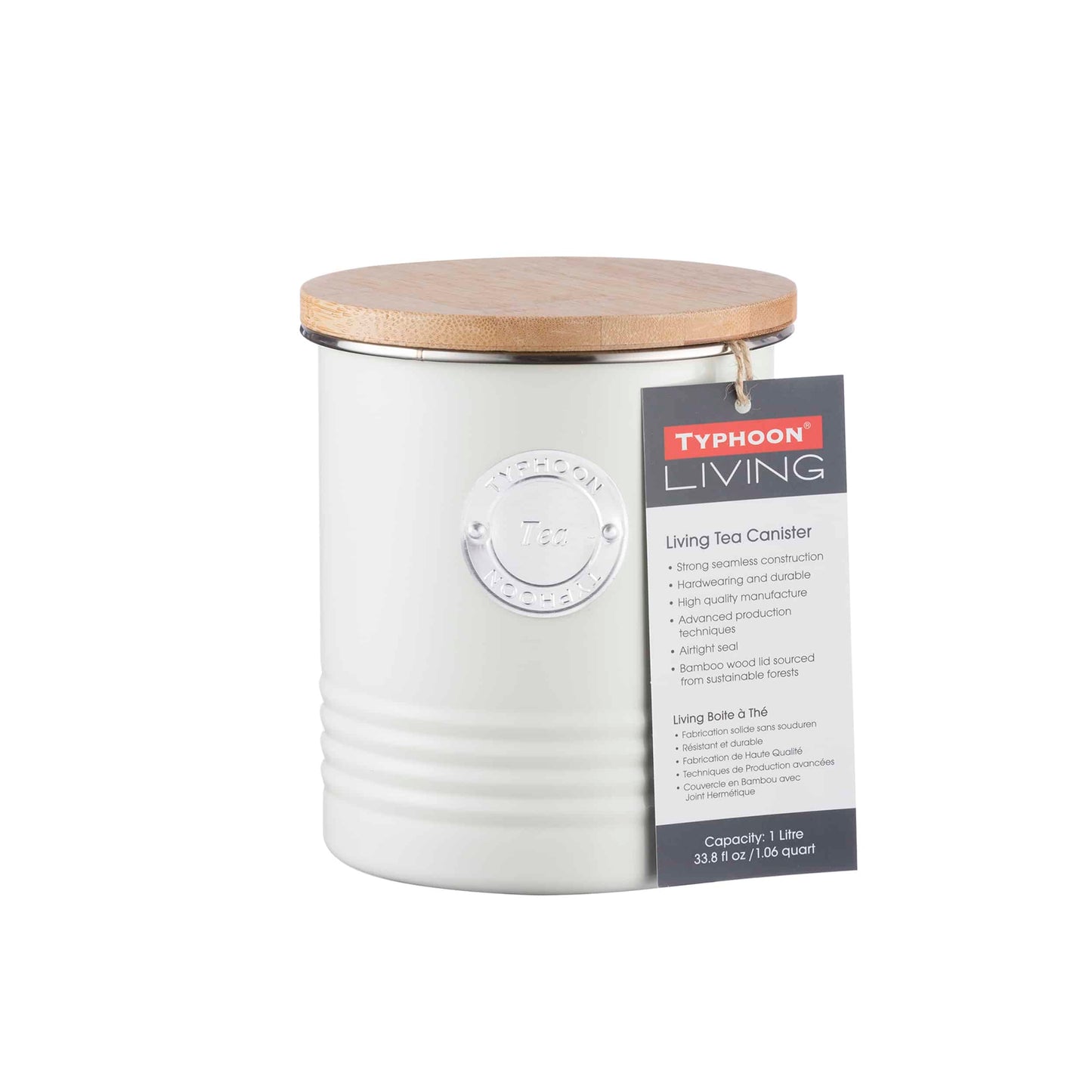 Typhoon Living Cream Tea Canister