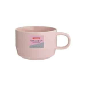 Typhoon Cafe Concept Flat White Mug Pink 300ml