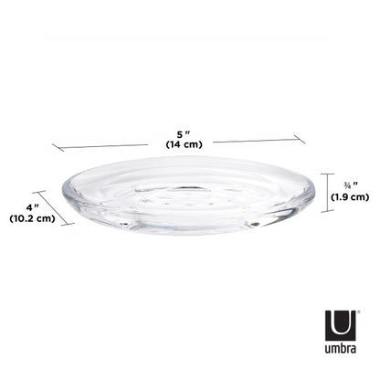 Umbra Droplet Soap Dish Clear