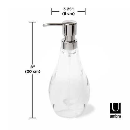 Umbra Droplet Soap Pump Clear