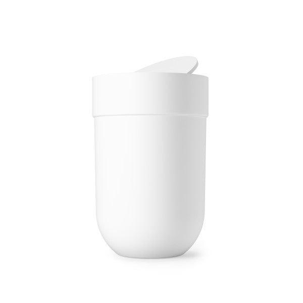 Umbra Touch Can With Lid White