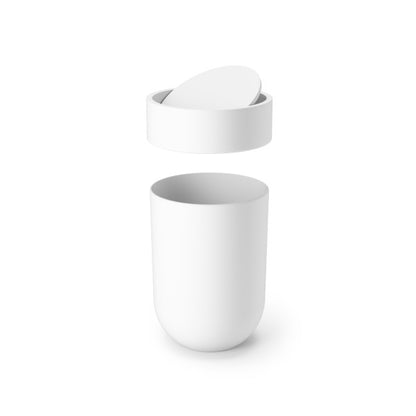Umbra Touch Can With Lid White