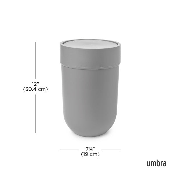 Umbra Touch Can With Lid Grey