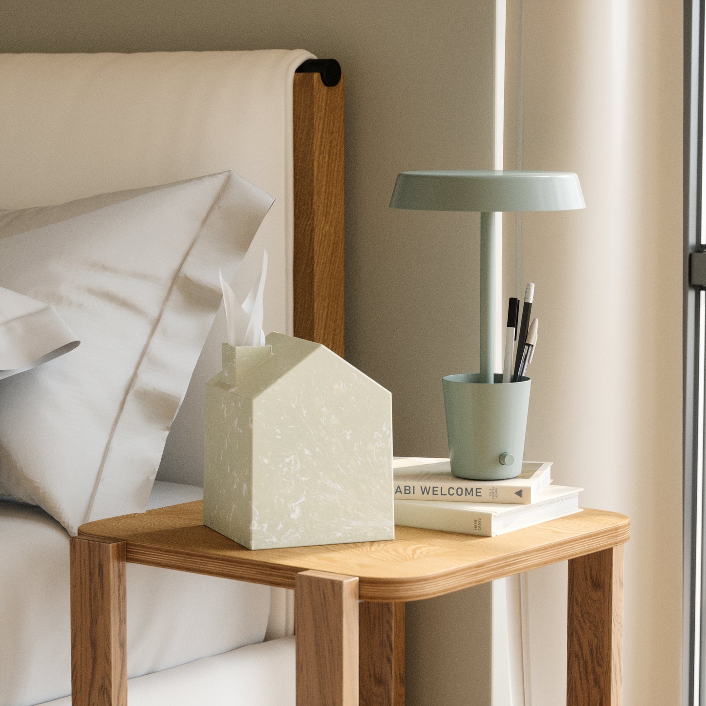 Umbra Casa Tissue Box Ocean Sand