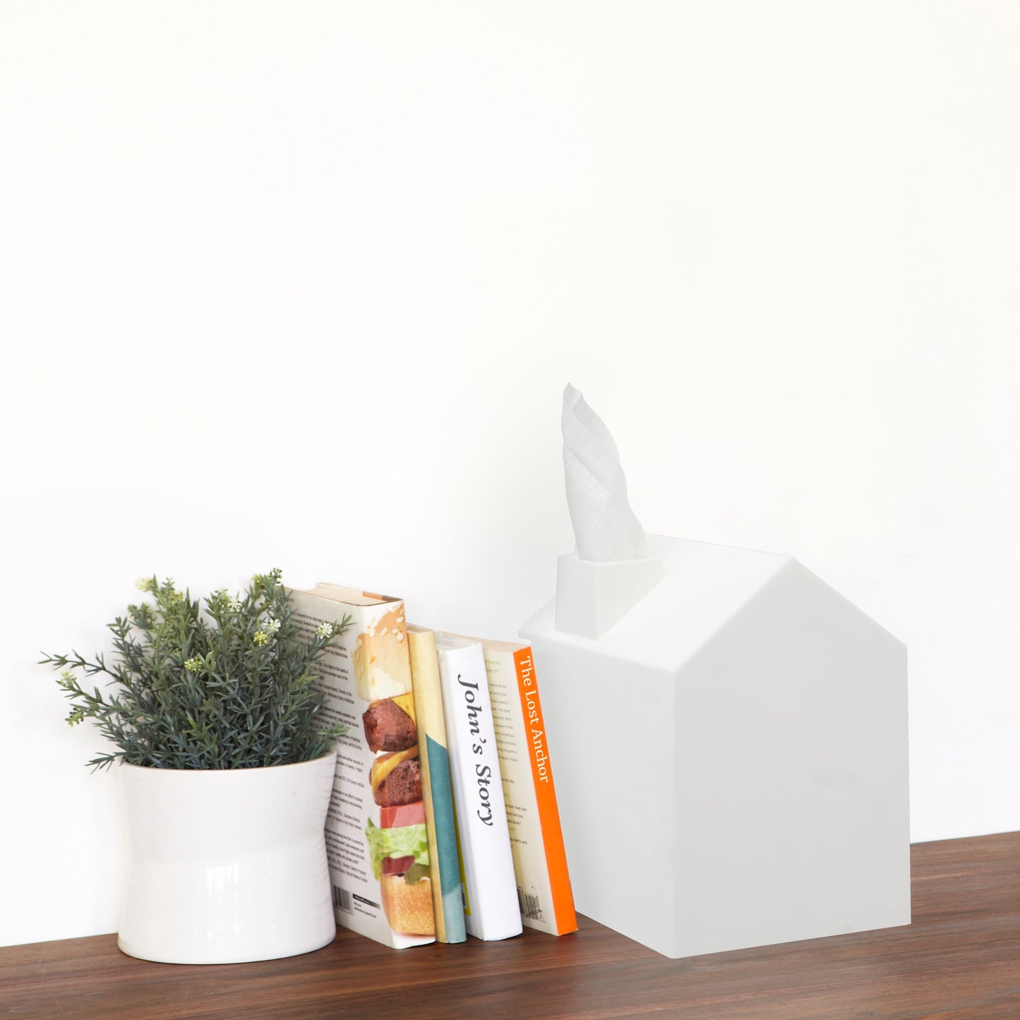 Umbra Casa Tissue Box White