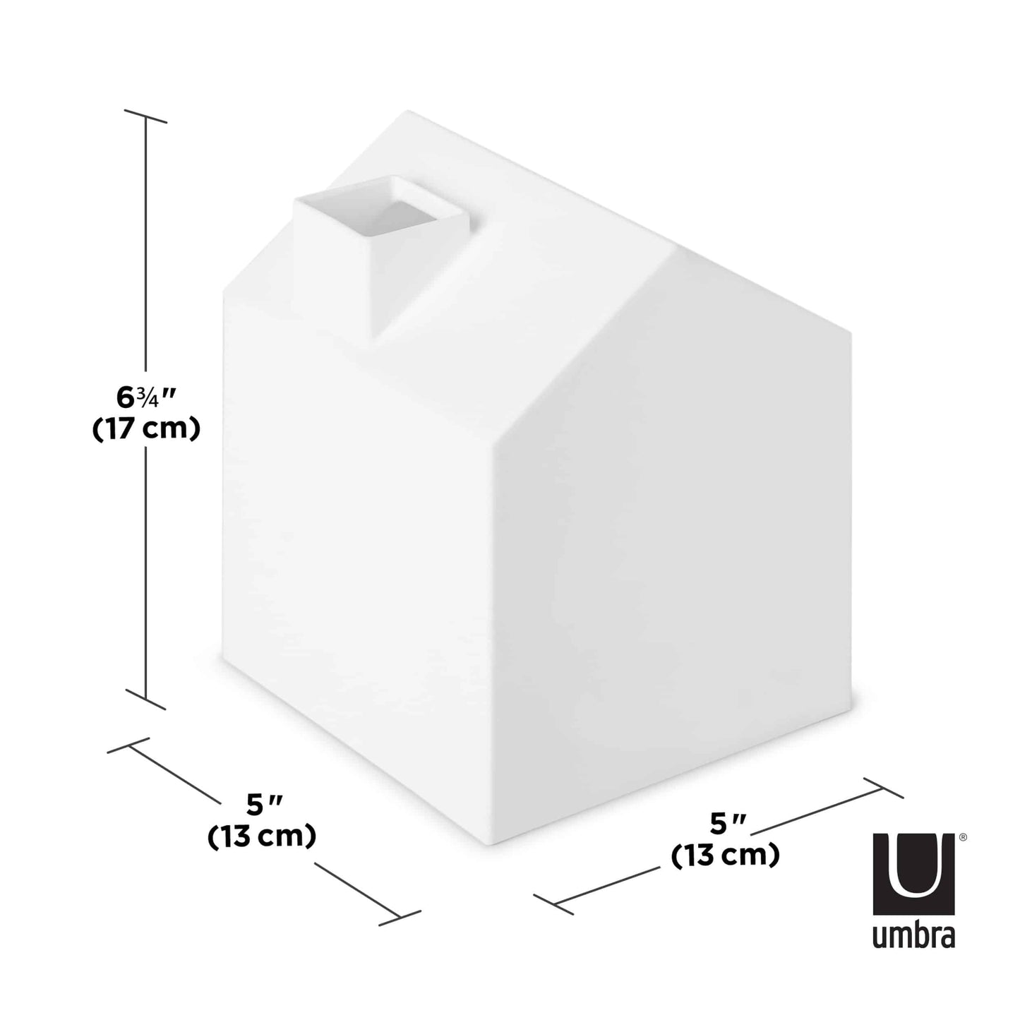 Umbra Casa Tissue Box White