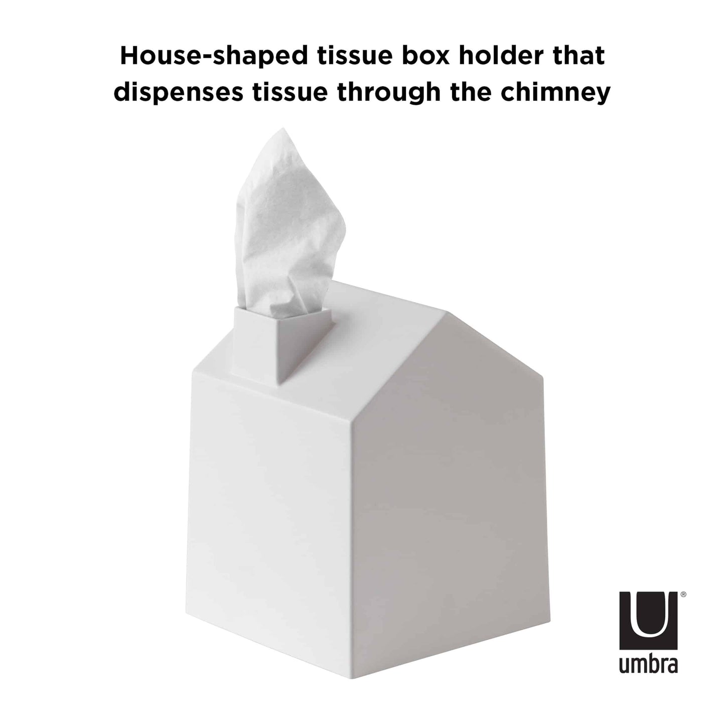 Umbra Casa Tissue Box White