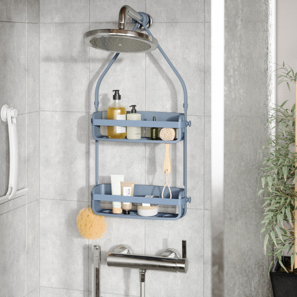 Umbra Flex Shower Caddy Slate Blue