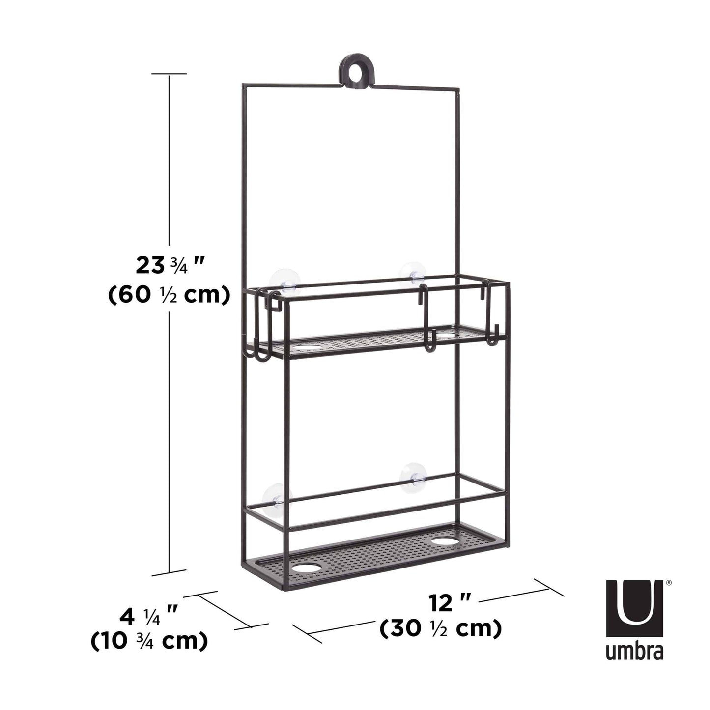 Umbra Cubiko Shower Caddy Black