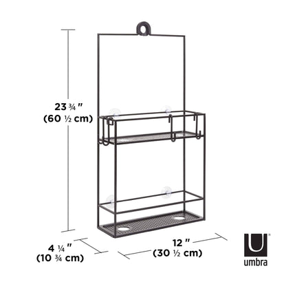 Umbra Cubiko Shower Caddy Black