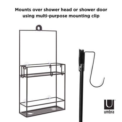 Umbra Cubiko Shower Caddy Black