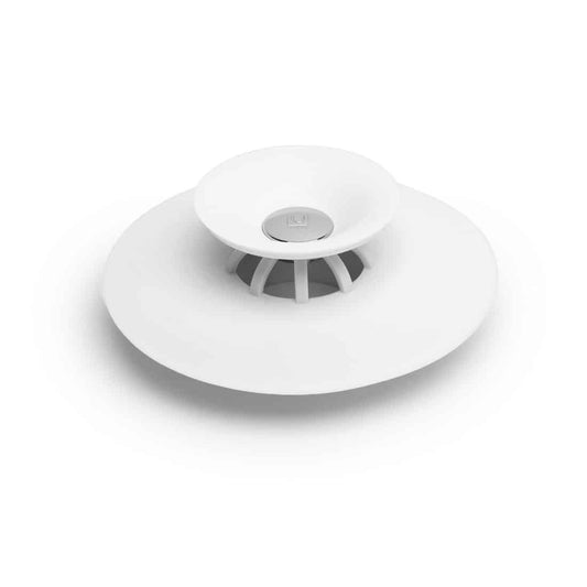 Umbra Flex Drain Stop Hair Catcher White