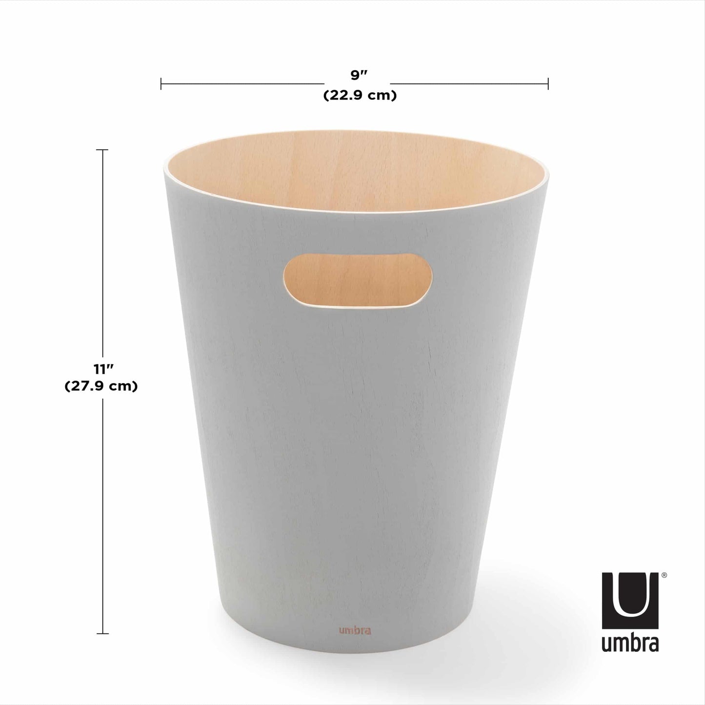 Umbra Woodrow Can Grey 7.5L