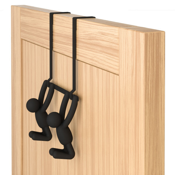 Umbra Buddy Hooks Double Over The Door Black