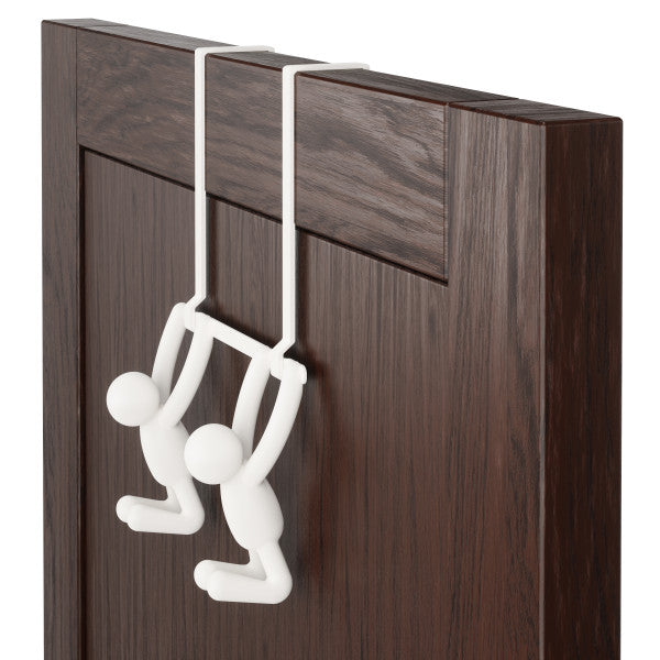 Umbra Buddy Hooks Double Over The Door White