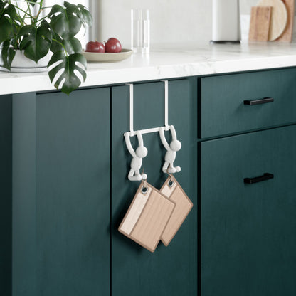 Umbra Buddy Hooks Double Over The Door White