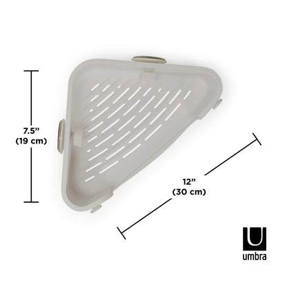 Umbra Flex Gel Lock Corner Bin Grey
